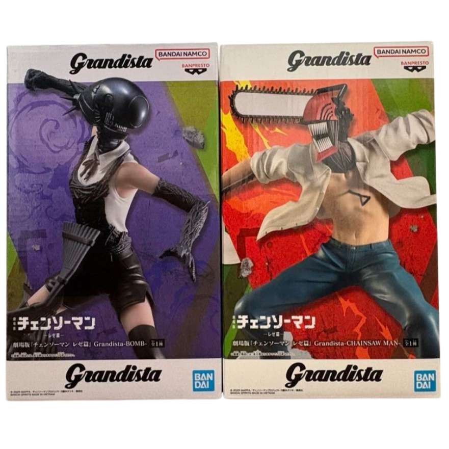 Banpresto Chainsaw Man The Movie Reze Arc Grandista CHAINSAW MAN BOMB Figure Japan Makima Power
