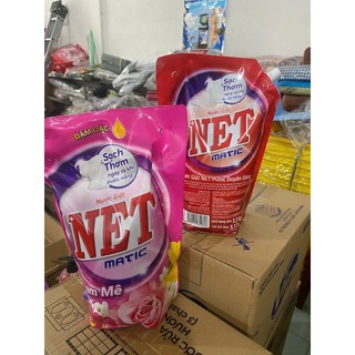  Nước giặt Net Matic Hương Hoa Túi 3,3Kg 3,17L  