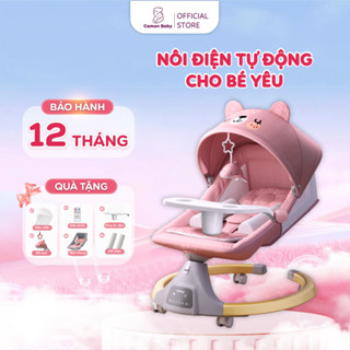   Có hộp và bánh xe  Nôi Điện Cho Bé Bobilong Chính Hãng Nôi Điện Bập Bệnh Đa Năng Camon Baby 