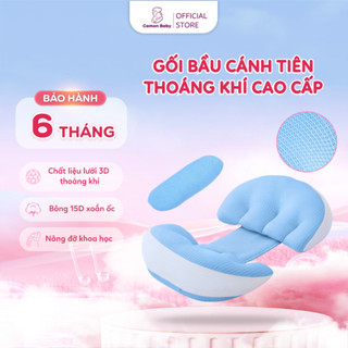 Gối bầu cánh tiên Camon Baby, gối công thái học nâng đỡ bụng, lưng, bảo vệ cột sống cho mẹ bầu