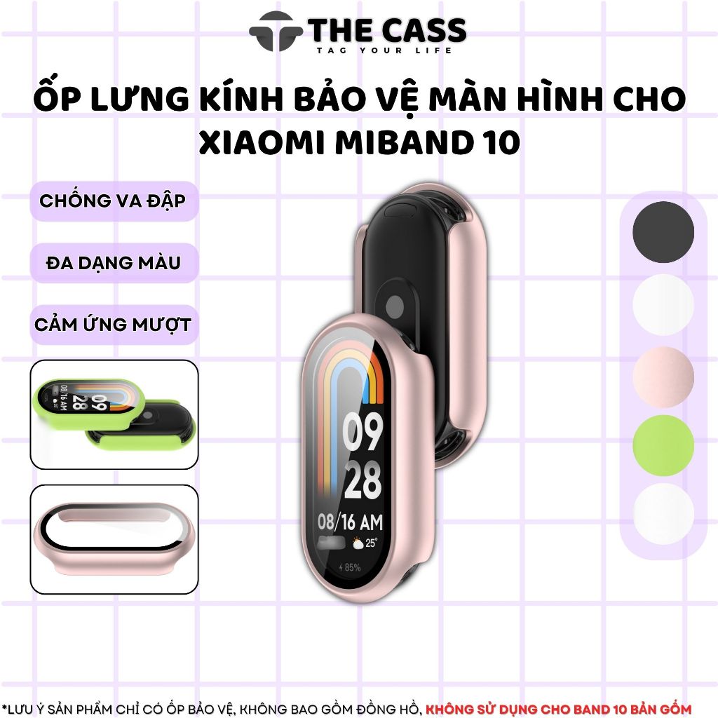 Ốp Bảo Vệ Màn Hình Chống Trầy Xước Dành Cho Vòng Tay Thông Minh Xiaomi Miband 10 / Miband 9