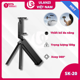  ULANZI SK-20 - Giá Đỡ Điện Thoại Đa Năng làm chân để bản cầm tay kẹp túi xách xoay 360° 