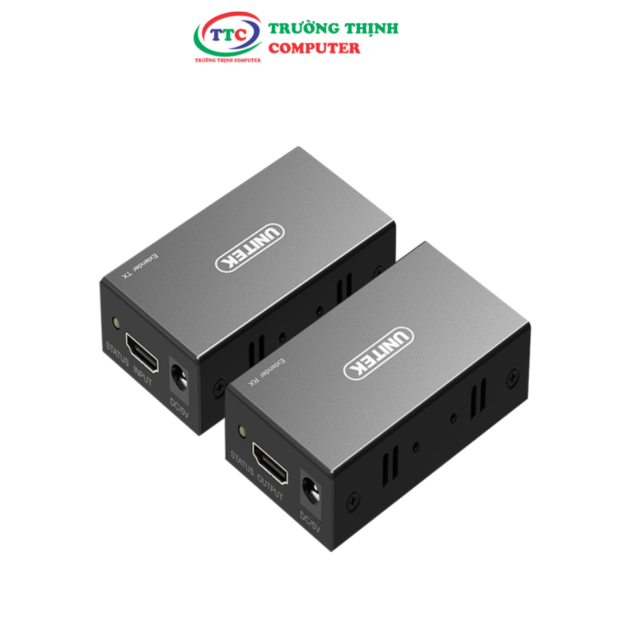 Bộ nối dài HDMI 60m to Lan Unitek V100A - Unitek V100 A Chính hãng Unitek bảo hành 18 tháng 1 đổi 1