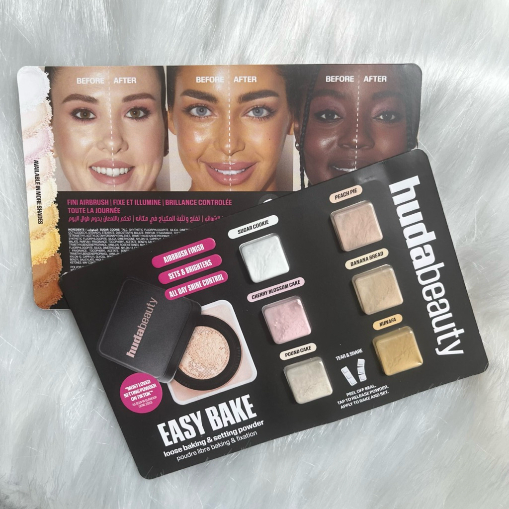 Sample Phấn Phủ Huda Loose Baking & Setting Powder