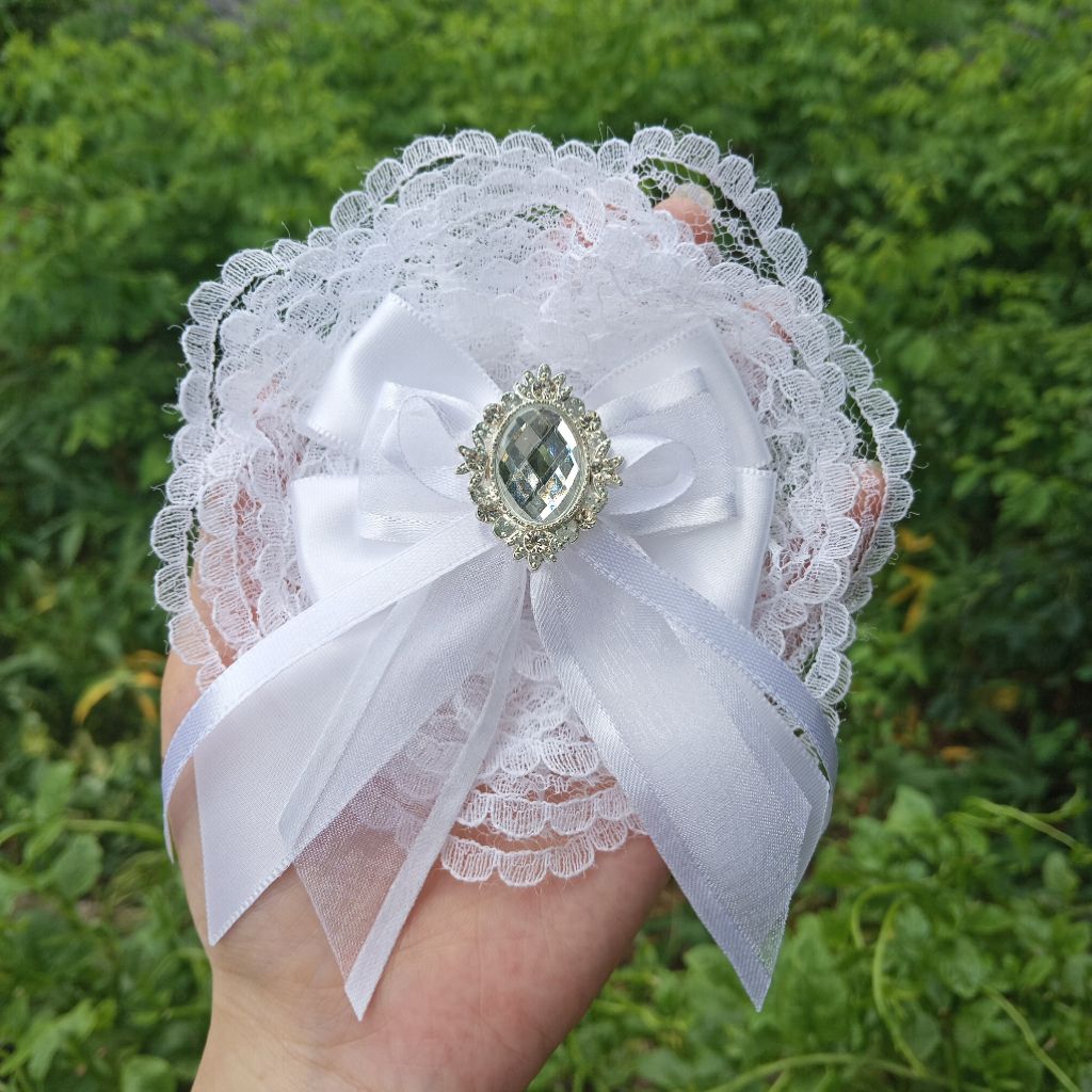 Kẹp nơ cài tóc lolita handmade