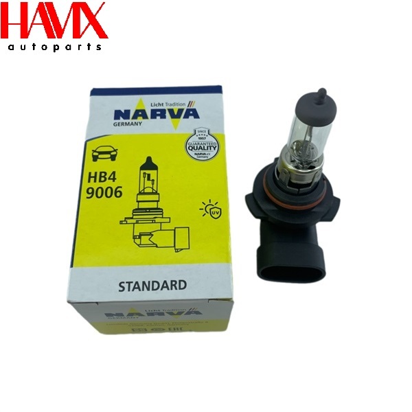 Bóng Đèn Pha Narva Chân HB4 9006 12V 55W P22D (Mã : HB4 9006 DOT 55W 12V P22D)