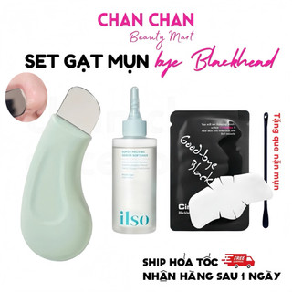   Combo kèm ủ mụn  Thanh gạt mụn đầu đen cày da chết chuyên dụng | kèm ủ mụn ilso 