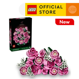  LEGO BOTANICALS 10374 Đồ Chơi Lắp Ráp Bó Hoa Hồng Màu Hồng  789 Chi Tiết  