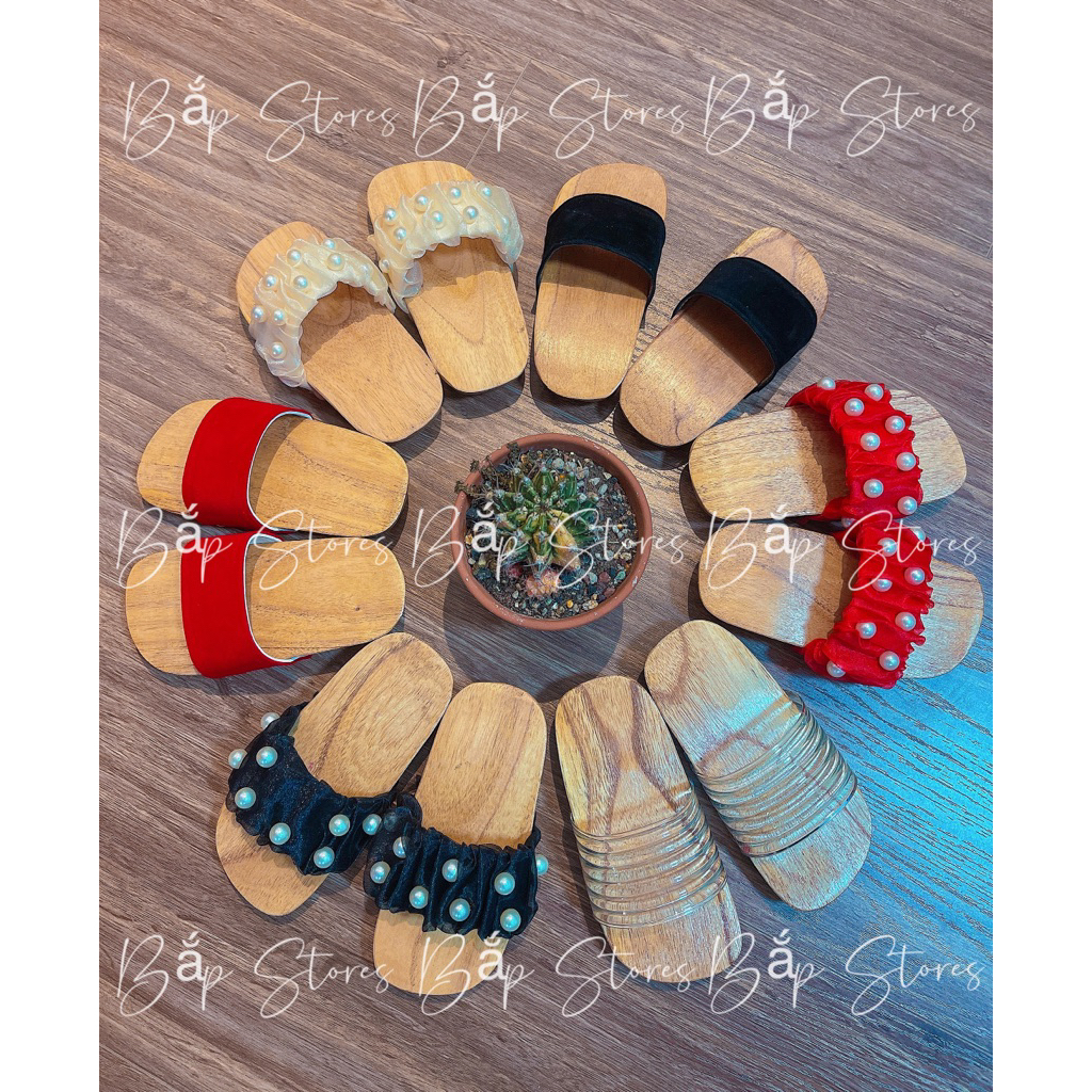 (chân 13-21cm)guốc gỗ cho bé trai bé gái , guốc hội đồng , guốc cho bé mặc áo dài bà ba
