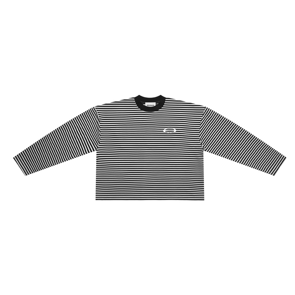 ÁO SỌC DÀI TAY THÊU LOGO 3D SEEVENISM // EMBROIDER  3D