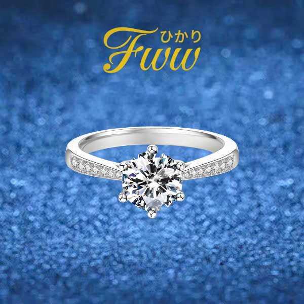 Nhẫn FWW, Nhẫn Hẹn Ước Mạ Bạc Cao Cấp – Quà Tặng & Điều Chỉnh Size