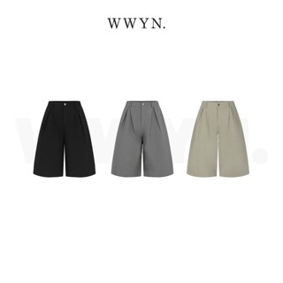  Quần short ống rộng WWYNSTU baggy short nam nữ trouser short 