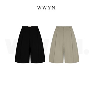  Quần short ống rộng WWYNSTU trouser shorts nam nữ form ngang gối SUMMER ‘25 collection 
