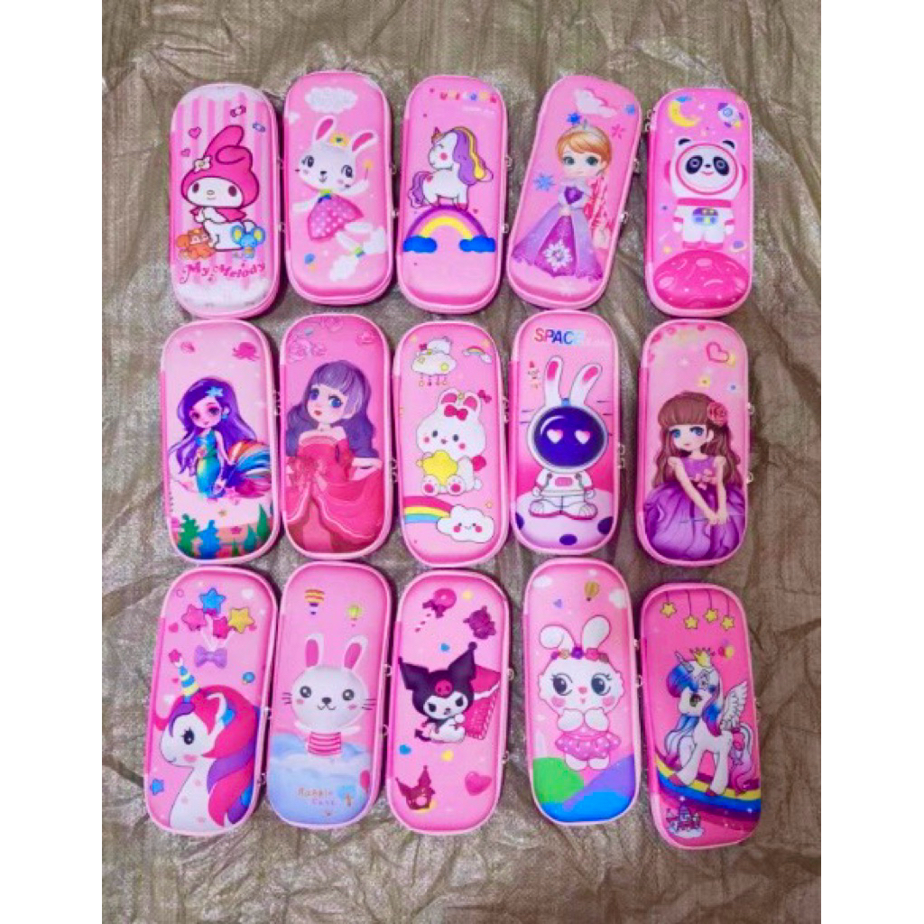 Ví đựng bút hoạ tiết 3D chống thấm nước hình cute dễ thương, hộp đựng bút học sinh