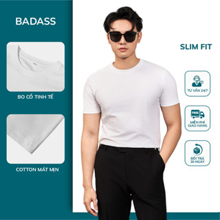 Áo Thun Trơn BADASS Cotton Thoáng Mát, Co Giãn, Thấm Hút Mồ Hôi - APTOL605