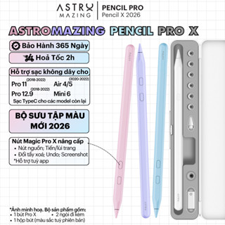 [Pencil Pro X 2025] Bút Stylus AstroMazing chống chạm không dây vẽ nét thanh đậm cho máy tính bảng