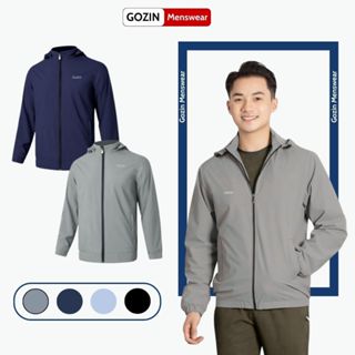 Áo khoác Gió Nam Cao Cấp Gozin Menswear, Chống Gió Chống Bụi, Cản Nước Nhẹ Và Giữa Nhiệt Tốt