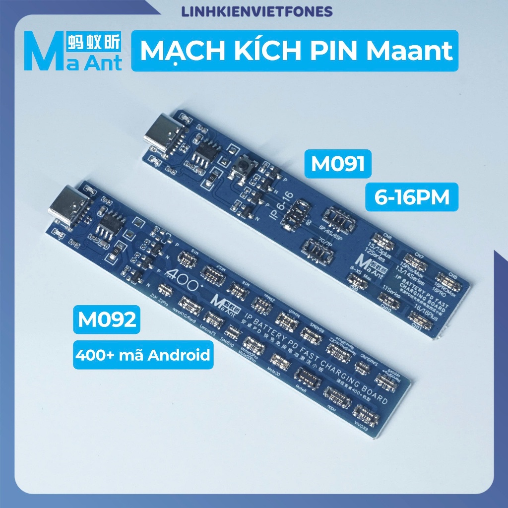Mạch kích pin Maant M091 6-16PM | M092 400 mã Andrxid