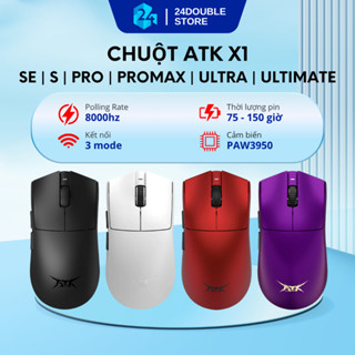   SẴN GIAO  Chuột không dây ATK Blazing Sky X1 Ultra | X1 Promax |X1 Pro| PAW3950 | 8K Polling Rate 