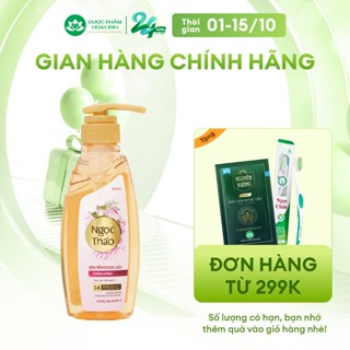 Sữa tắm Dược liệu Ngọc Thảo Trắng hồng 300ml