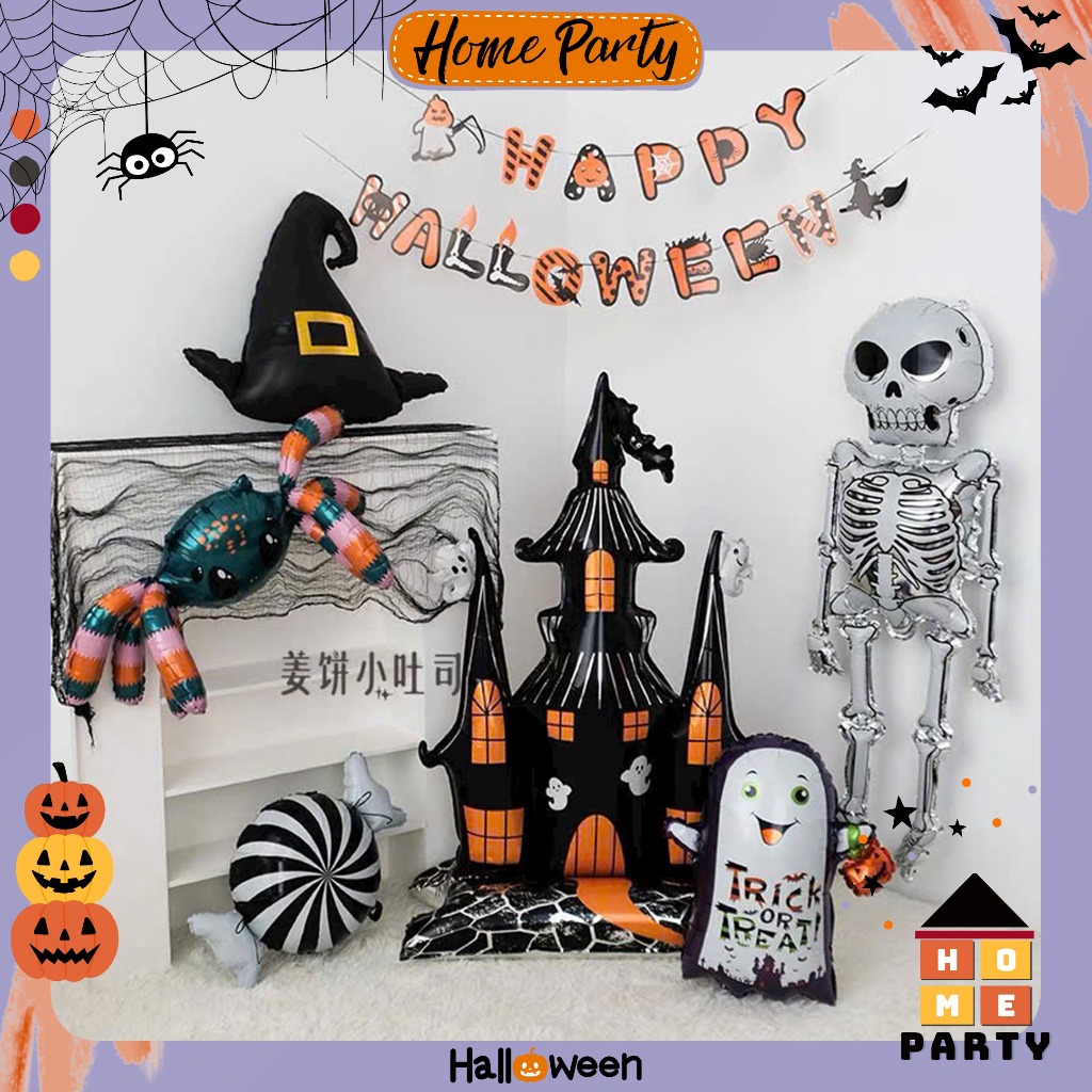 Bong Bóng Bay Trang Trí HALLOWEEN, Bong Bóng Trang Trí Lễ Hội Hóa Trang 2025 - Home Party