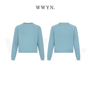  Áo sweater WWYNSTU WASHED SWEATER RAGLAN  FALL ‘25 collection 