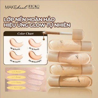 Kem nền Makeheal Glow kháng nước, bền màu, lâu trôi 1.P.L Ampoule Glow Foundation bản nâng cấp