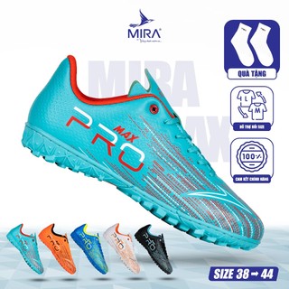  Giày Đá Bóng MIRA PRO MAX Dành Cho Sân Cỏ Nhân Tạo May Đế Chắn Chắn Chống Trượt Bám Sân Tốt 
