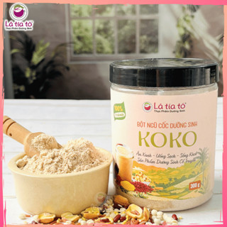  BỘT NGŨ CỐC DINH DƯỠNG KOKO PHÙ HỢP CHẾ ĐỘ ĂN THỰC DƯỠNG 300GR - LÁ TÍA TÔ 
