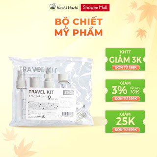Bộ chiết mỹ phẩm 9 món - Hachi Hachi Japan Shop