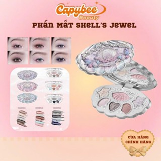 Bảng Phấn Mắt Flower Knows 6 Ô Shell's Jewel Collection