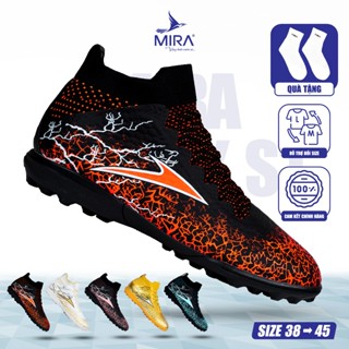[KÈM QUÀ TẶNG] Giày Đá Bóng MIRA Galaxy S1 Cao Cấp, Chống Nước, Đế Bám Sân Dùng Cho Sân Cỏ Nhân Tạo