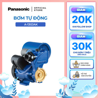 Máy bơm nước Panasonic dòng bơm tăng áp model A-130JAK (công suất 125W) - KHÔNG GỒM CHI PHÍ LẮP ĐẶT