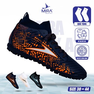 Giày Đá Bóng MIRA GALAXY A1 Lưỡi Gà Liền Cổ Thun, Da Chống Thấm Nước, Thiết Kế Hiện Đại, Mạnh Mẽ