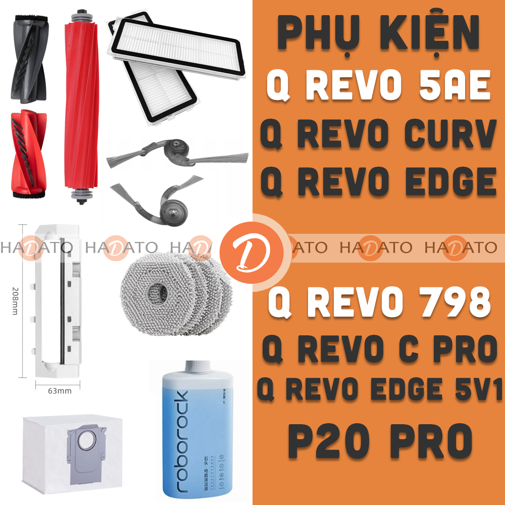 Phụ kiện robot Q REVO 5AE 798 CURV Q REVO EDGE 5v1 Q REVO Q REVO C PRO P20 PRO [A] ####