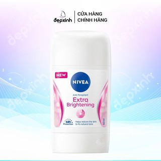 Sáp khử mùi trắng mịn, mờ vết thâm Nivea Extra Brightening 50ml