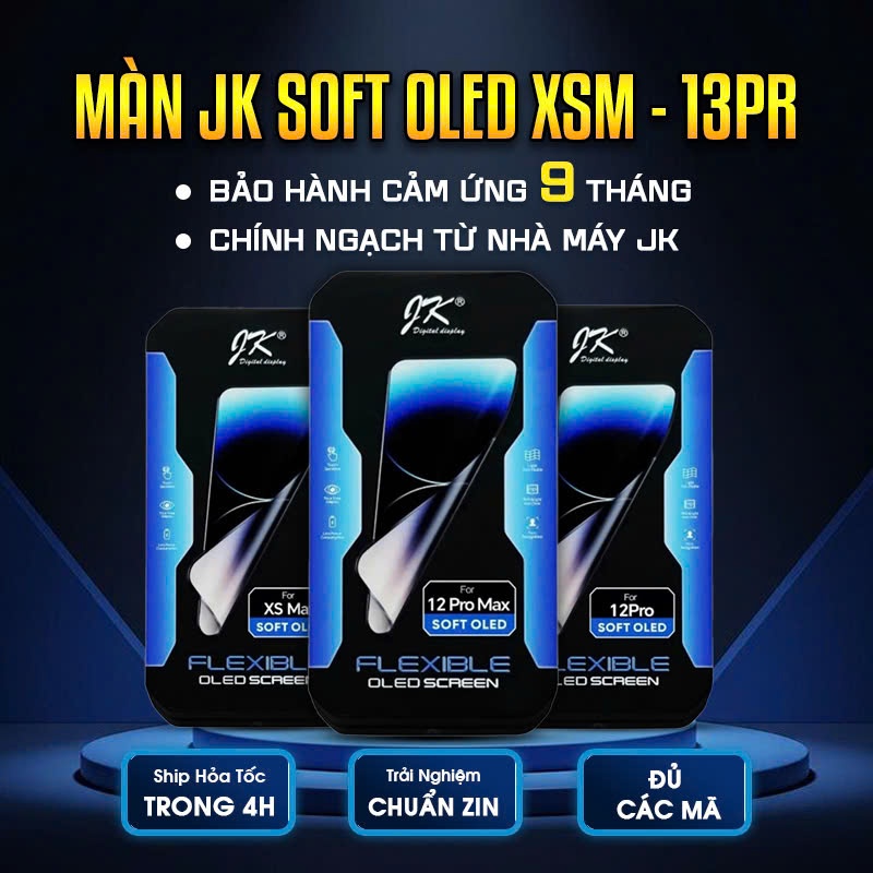 [BH 9 THÁNG] Màn Hình Hiển Thị JK Soft Oled Thay Lắp Cho XSM/11 PrM/12/12 Pr/12 PrM/13/13 Pr/13 PrM/14/14 PrM/15 PrM/16e