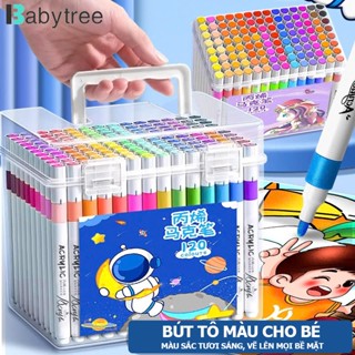 Màu acrylic BABYTREE bút vẽ cho bé mực nước đa sắc màu chống nước tô trên mọi chất liệu 