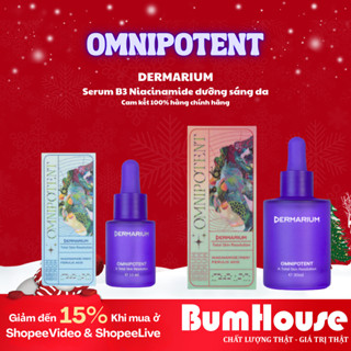 Serum Niacinamide Dermarium OMNIPOTENT Total Skin Resolution Hỗ Trợ Dưỡng Sáng, Mờ Thâm, Kiểm Soát Dầu