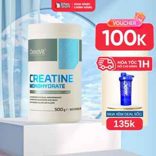 Ostrovit Creatine Monohydrate 500g, creatine ostrovit phục hồi cơ, tăng sức mạnh tập luyện whey store chính hãng