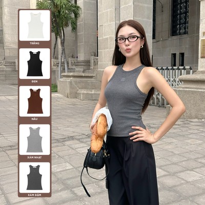 TUBYCATU | Áo Ba Lỗ Nữ Basic Tank Top Thun Gân Form Ôm Body Tôn Dáng (Nhiều màu)