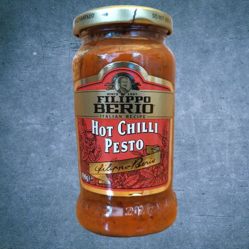 FILIPPO BERIO << Lọ CHILLI / ĐỎ 190g >> SỐT PESTO ỚT CAY [ITALIA] Hot Chilli Pesto