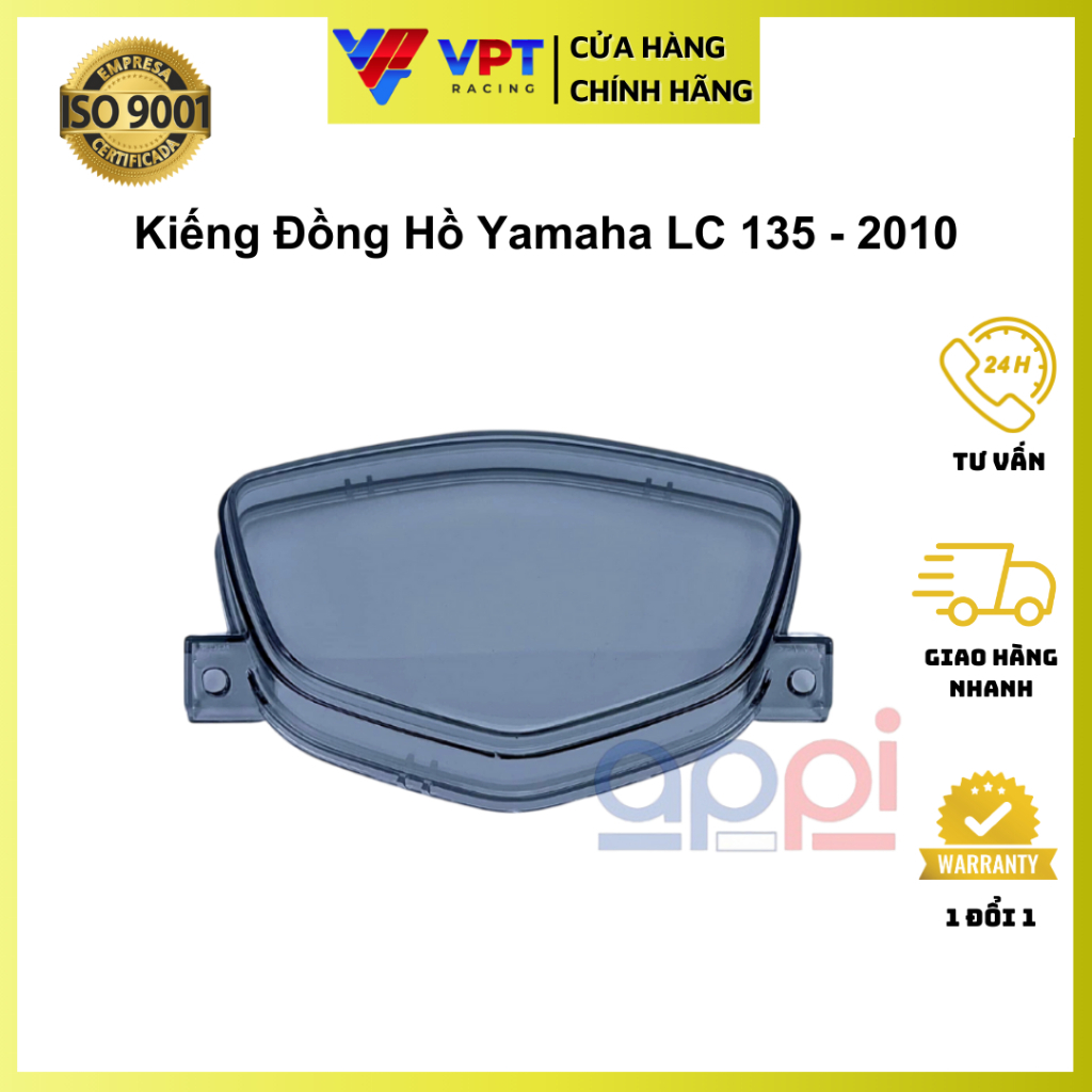 Kính đồng hồ LC135 2010 | Mặt kiếng đồng hồ LC135-2010 khói chính hãng APPi 1S8