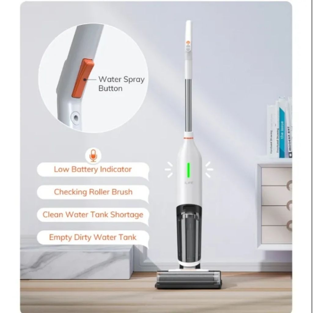 Máy hút bụi lau nhà không dây ILIFE W90