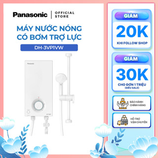 Máy nước nóng Panasonic model DH-3VP1VW/ DH-3VS1VW dòng V- Series (3500W, màu trắng) - KO GỒM CP LẮP