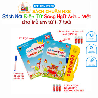 Sách - Sách Nói Điện Tử Song Ngữ Anh - Việt cho trẻ em từ 1-7 tuổi