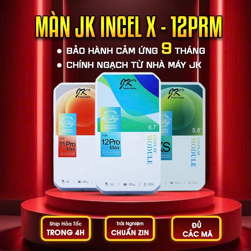 {BH 9 THÁNG} Màn Hình JK Incell Thay Cho X/XR/XS/XSM/11/11 Pro/11 PRM/12/12 Mini/12 PR/12 PRM