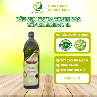 Dầu Oliu Nguyên Chất Cao Cấp - Extra Virgin Olive Oil Mueloliva 1L - Nhập khầu Tây Ban Nha 