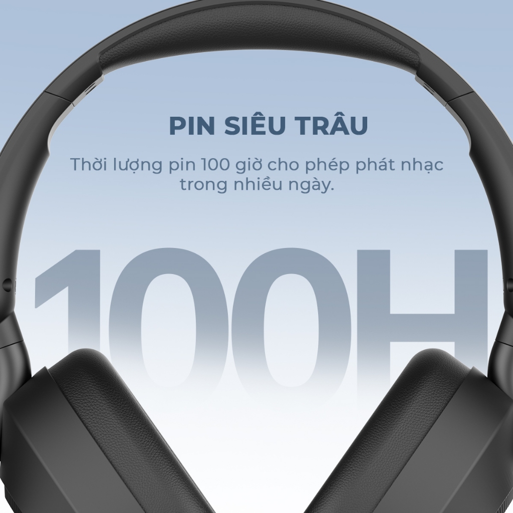 Tai nghe Bluetooth Headphone Havit H692BT Pro Pin 100 tiếng | Kết Nối 2 Thiết Bị | BT 6.0 | BigBuy360 - bigbuy360.vn