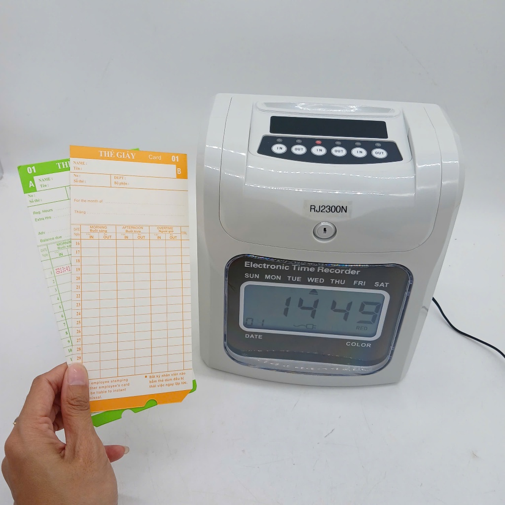 Máy Chấm công Thẻ giấy 2300A & 2300N